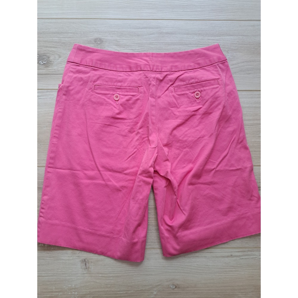 Lilly Pulitzer Callahan Shorts Pink Stretch Cotton Chino Preppy womens size 2